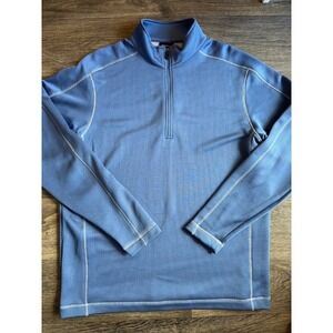 Mens Nike‎ Golf Therma Fit Blue Pullover Size Large